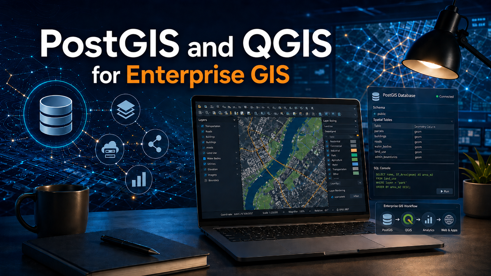 PostGIS & QGIS for Enterprise GIS