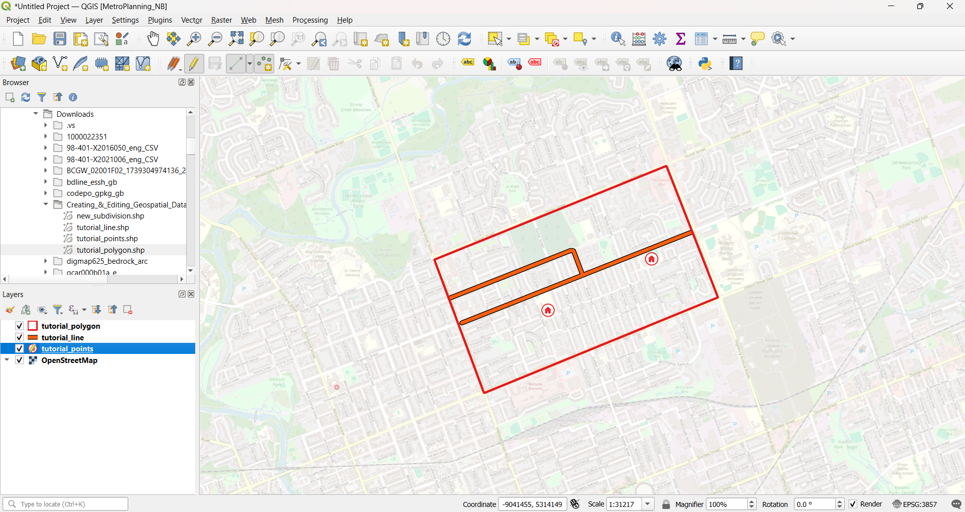 Create and Edit Geospatial Data in QGIS