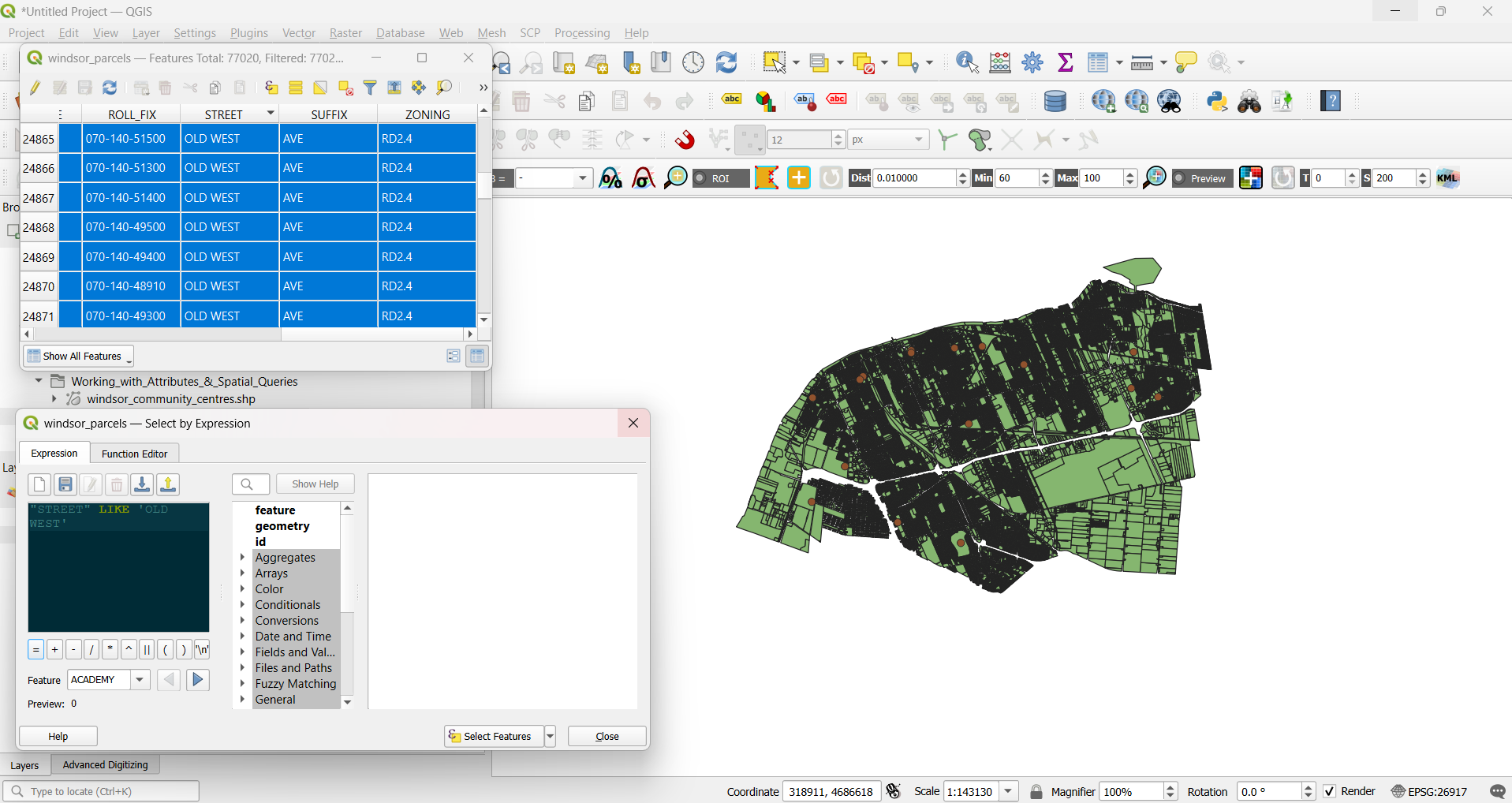 Explore Attributes Data in QGIS