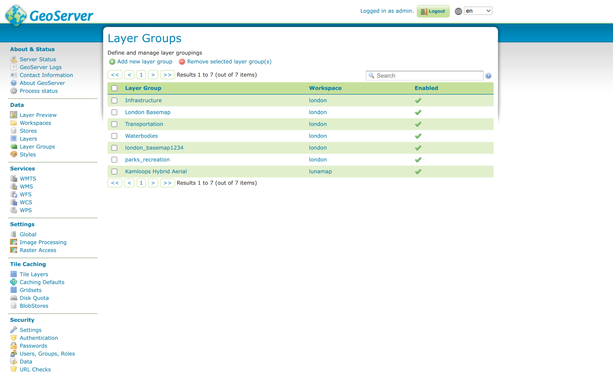 Layer Groups in Geoserver - Luna Geospatial