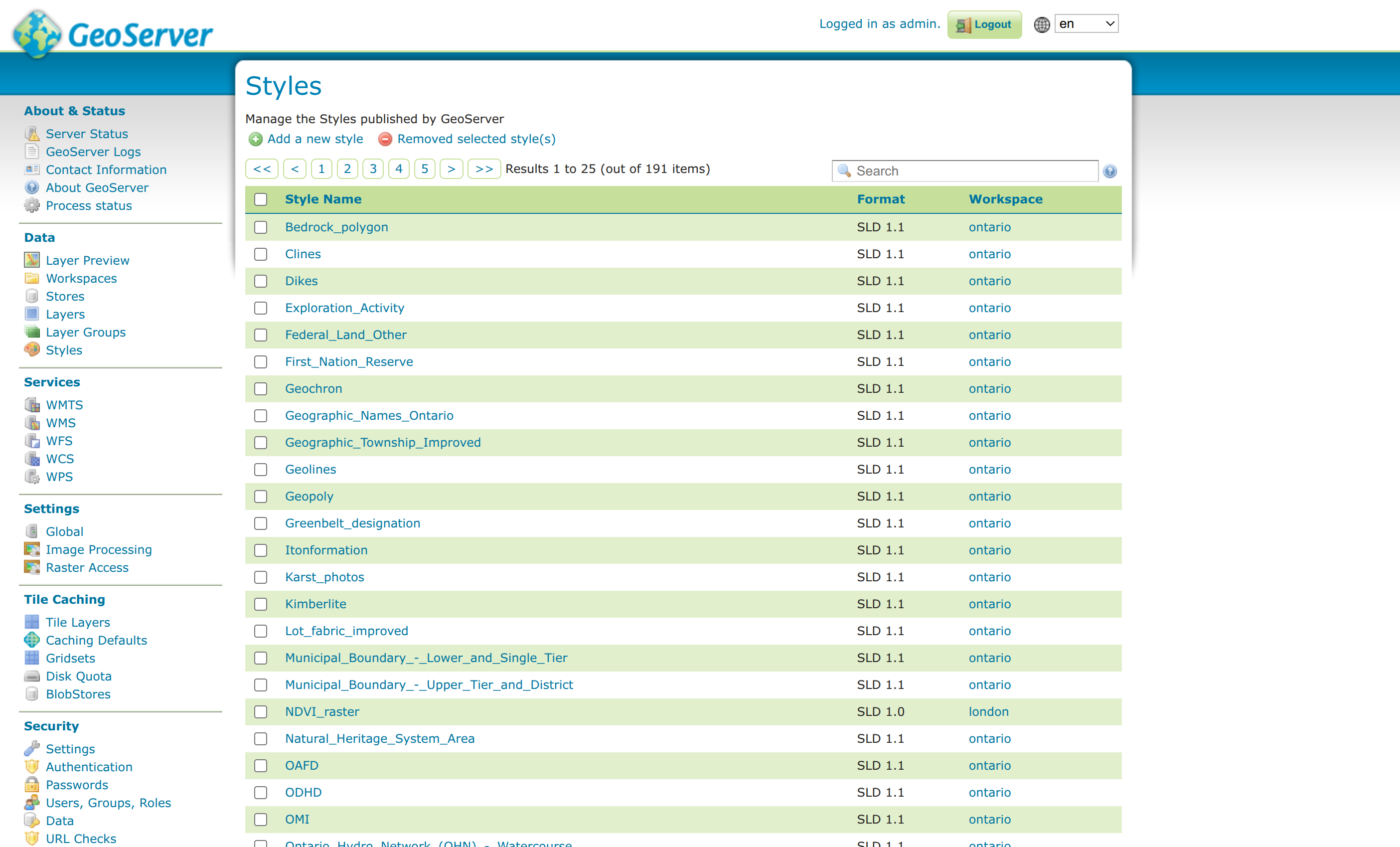 Style a Vector Layer in Geoserver