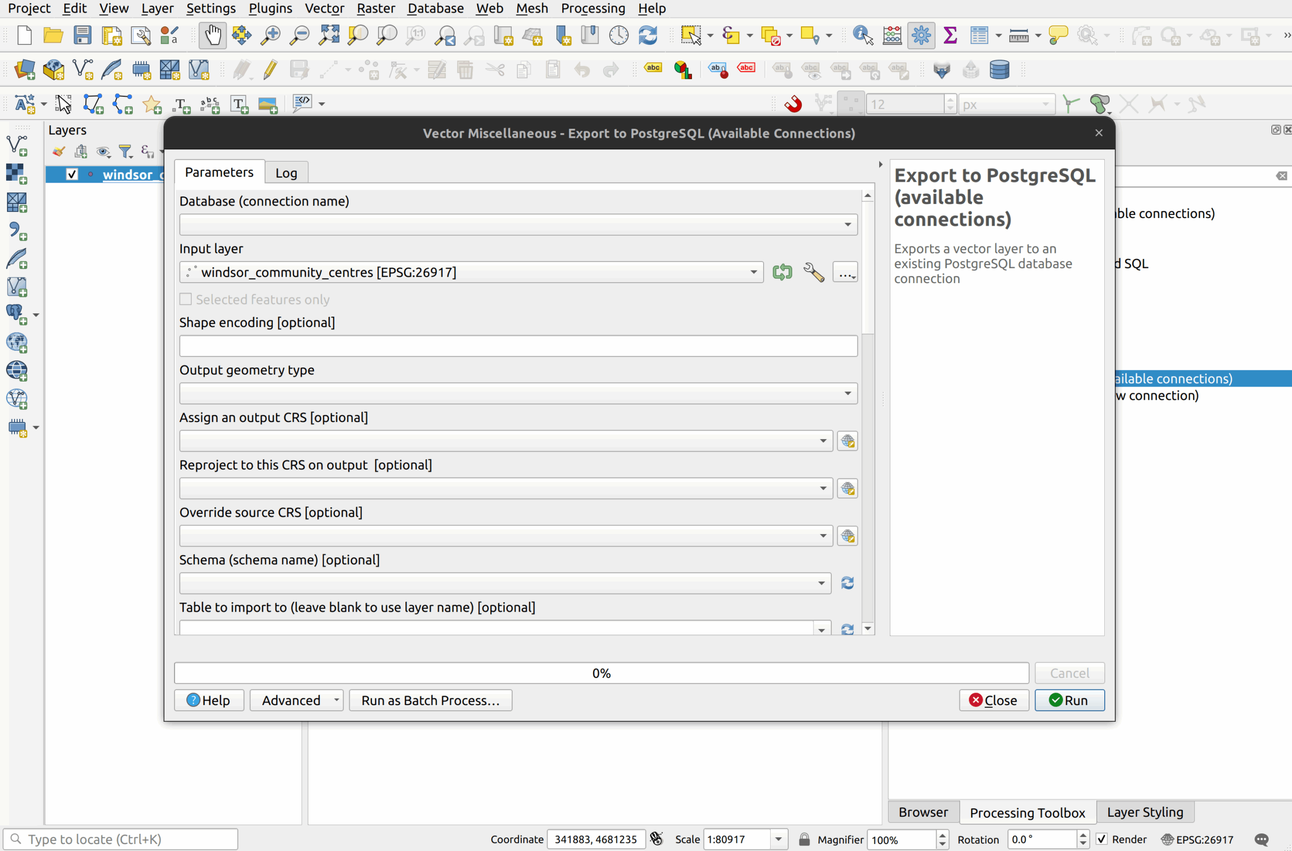 Upload Data to PostGIS using QGIS